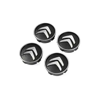 Czarny dekielki na felgi cit5955tur-bl (59mm na 55mm, 4 szt) zdjęcia 2