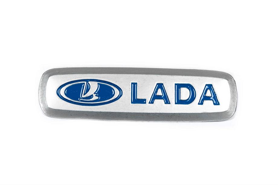Lada Emblemat aluminiowy do dywaników (1 szt) Zdjęcia 1