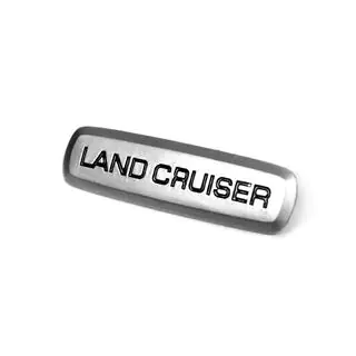 Land Cruiser Aluminiowa Emblemat na dywaniki (1szt) zdjęcia 2