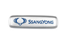 SsangYong Emblemat aluminiowy do dywaników (1 szt) zdjęcia 1