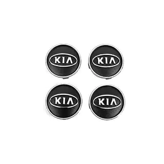 Czarny Dekielki na Felgi kia60tur-bl (59mm na 55mm, 4 szt) zdjęcia 2