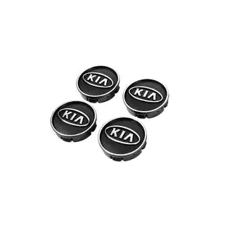 Czarny Dekielki na Felgi kia60tur-bl (59mm na 55mm, 4 szt) zdjęcia 1