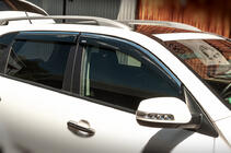 Kia Sorento II XM 2009-2014 Deflektory szyb z listwą chromowaną (4 szt, Niken) zdjęcia 1