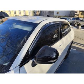 Deflektory szyb z listwą chromowaną (4 szt, Niken) Honda eNS1 2022- zdjęcia 4