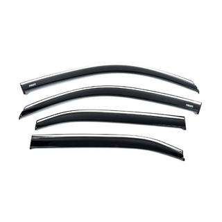 Deflektory szyb z listwą chromowaną (4 szt, Niken) Honda eNS1 2022- zdjęcia 2
