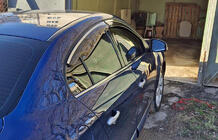 Renault Fluence 2009-2016 Deflektory szyb z listwą chromowaną (4 szt, Niken) zdjęcia 3