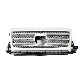 Atrapa chłodnicy (Biała, Oryginał) Mercedes G сlass W463 2018-2024 zdjęcia 1