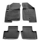 Jeep Compass 2006-2016 Dywaniki gumowe Stingray 3D (4 szt, dwa klipsy po stronie kierowcy) zdjęcia 1