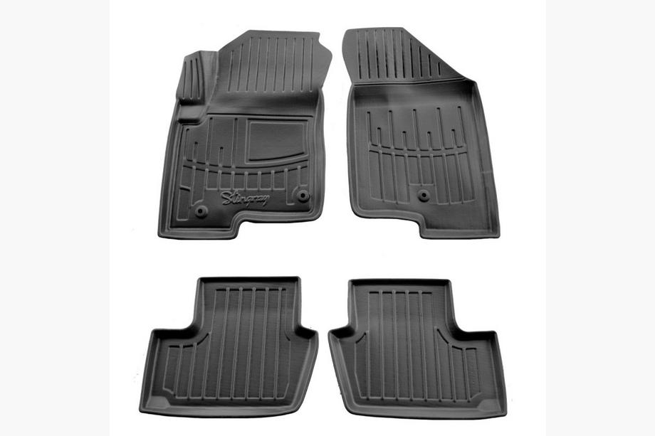 Jeep Compass 2006-2016 Dywaniki gumowe Stingray 3D (4 szt, dwa klipsy po stronie kierowcy) Image