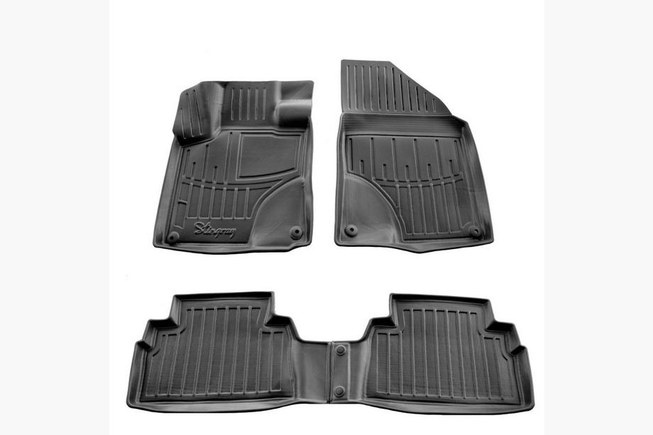 Geely Binyue/Coolray 2018- Dywaniki gumowe Stingray 3D (4 szt) Image
