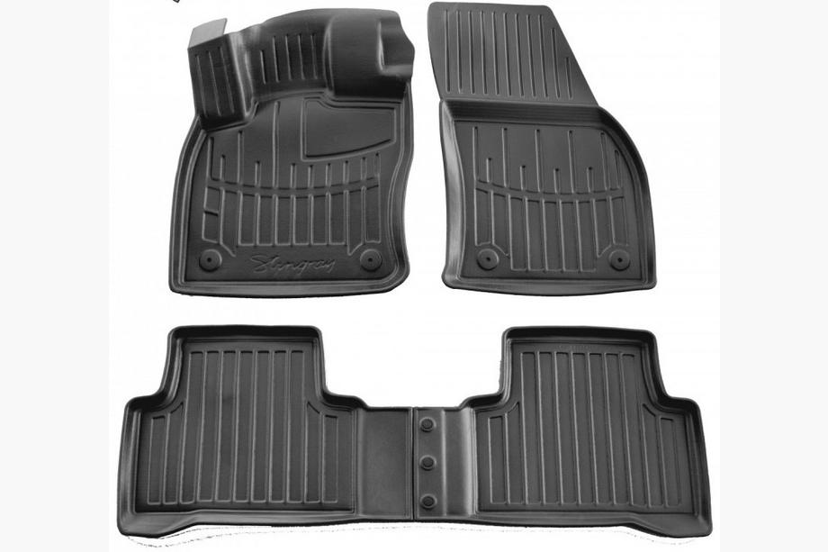 Volkswagen Touran 2015- Dywaniki gumowe Stingray 3D (4 szt) Image