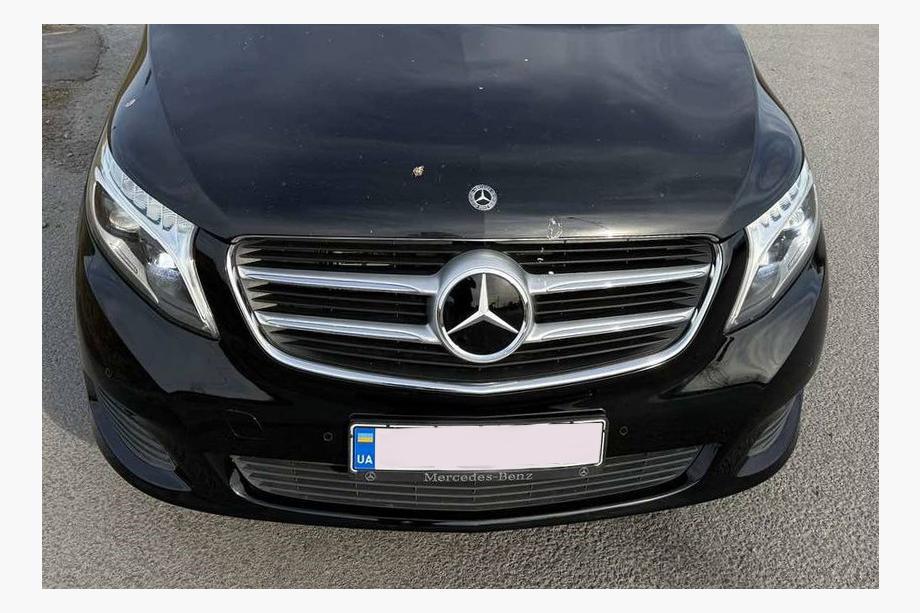 Mercedes Vito/V-class W447 2014- Przedni emblemat pod szkłem, chromowana ramka a2048806406 Zdjęcia 2