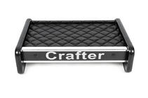 Volkswagen Crafter 2016- Półka na deskę rozdzielczą (Czarna z czarną nicią) zdjęcia 1