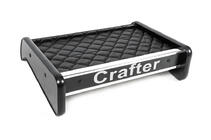 Volkswagen Crafter 2016- Półka na deskę rozdzielczą (Czarna z czarną nicią) zdjęcia 2