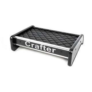 Półka na deskę rozdzielczą (Czarna z czarną nicią) Volkswagen Crafter 2016- zdjęcia 3