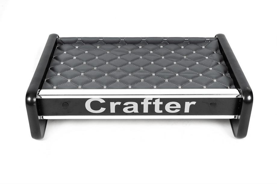 Volkswagen Crafter 2016- Półka na deskę rozdzielczą (Szara z szarym przeszyciem) Image