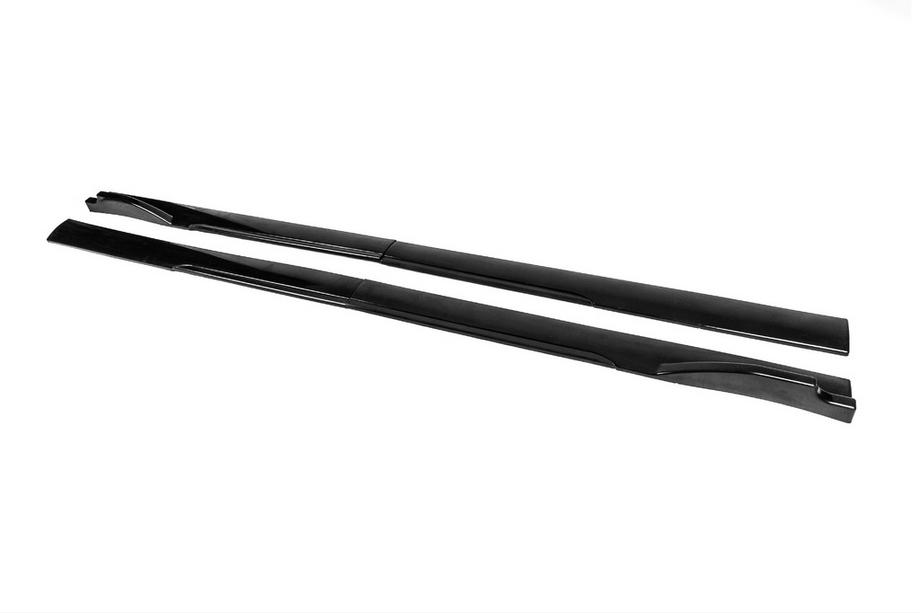 Uniwersalne nakładki progowe boczne Niken Black (ABS) (4szt) Zdjęcia 2