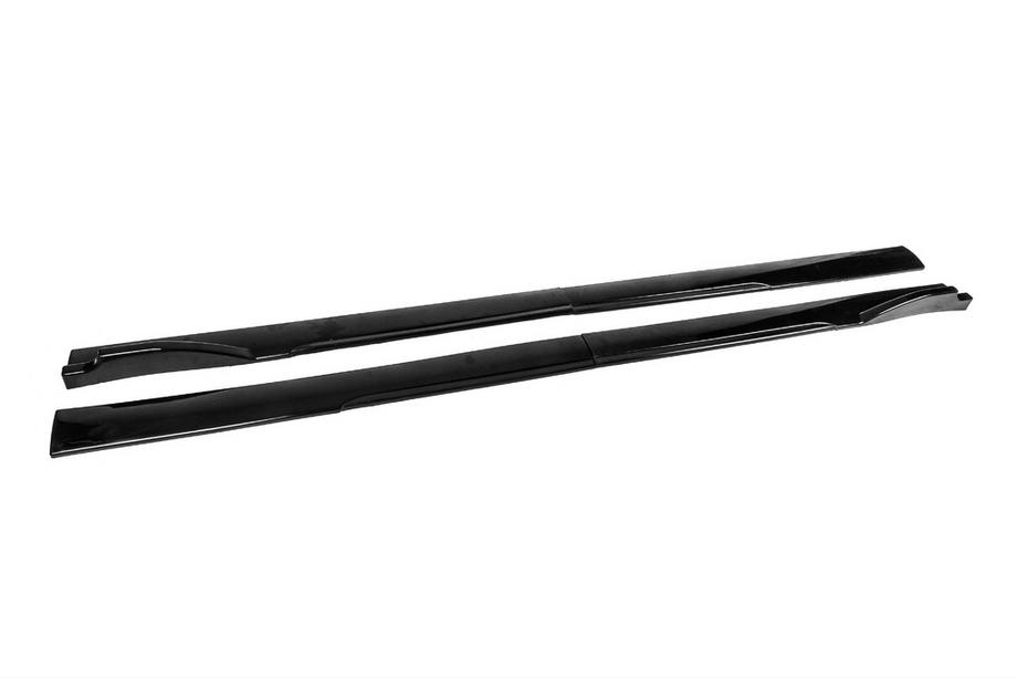 Uniwersalne nakładki progowe boczne Niken Black (ABS) (4szt) Zdjęcia 1