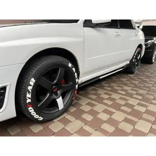 Uniwersalne nakładki progowe boczne Niken White (ABS) (4szt) zdjęcia 2