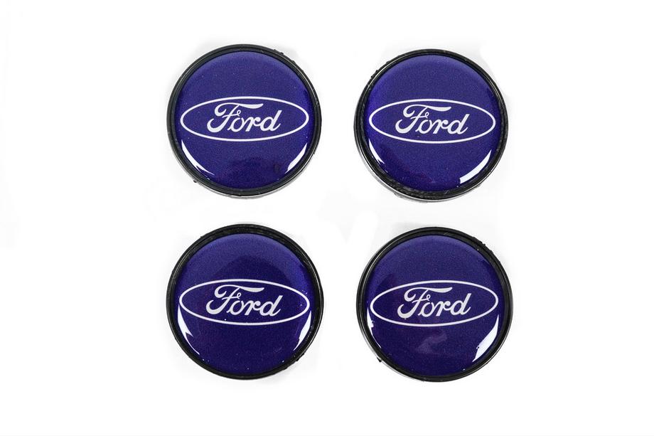 Ford Dekielki na felgi 53/51mm Niebieskie frd5351bl (4 szt) Image