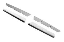 Renault Megane II 2004-2009 Nakładki na Grill Chromowane (Model 2006↗, 4 szt, Stal Nierdzewna) Carmos - Turecka Stal Nierdzewna zdjęcia 3