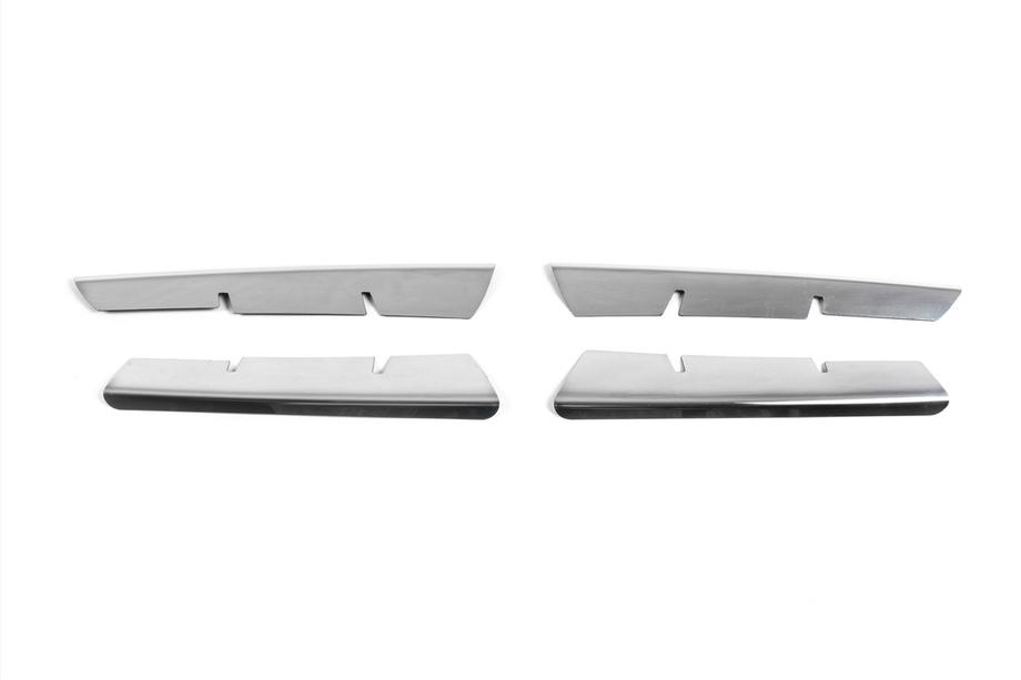 Renault Megane II 2004-2009 Nakładki na Grill Chromowane (Model 2006↗, 4 szt, Stal Nierdzewna) Zdjęcia 2