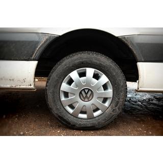 Kołpaki szare ABS (1-częściowe, komplet 4 szt.) Volkswagen Crafter 2006-2016 zdjęcia 1
