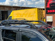 Toyota Hilux 2015- Relingi dachowe Shark z belką poprzeczną Czarny zdjęcia 6