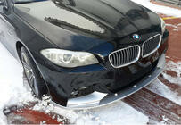 BMW 5 Series F10/F11 2010–2016 Nakładka na przedni zderzak DPT Lip V-2 (do M-Performance, czarny połysk) zdjęcia 2