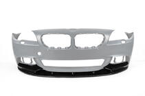 BMW 5 Series F10/F11 2010–2016 Nakładka na przedni zderzak DPT Lip V-2 (do M-Performance, czarny połysk) zdjęcia 3