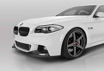 BMW 5 Series F10/F11 2010–2016 Nakładka Zderzaka Przedniego DPT Lip V-3 (Do M-Performance, Czarny Połysk) zdjęcia 1