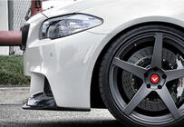 BMW 5 Series F10/F11 2010–2016 Nakładka Zderzaka Przedniego DPT Lip V-3 (Do M-Performance, Czarny Połysk) zdjęcia 6