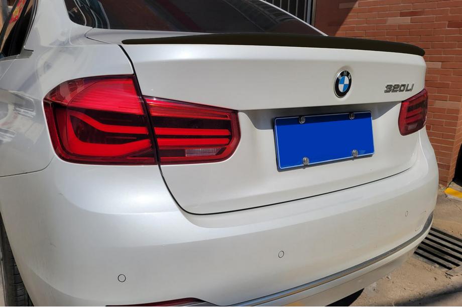 BMW 3 Series F30/F31 2012-2019 Spoiler M3-Style (do F30/F80, Czarny Połysk) Image