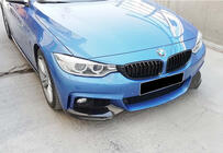 BMW 4 Series F32/F33/F36 2012-2020 Nakładka na przedni zderzak DPT Flap V-1 (do M-Technic, czarny połysk) zdjęcia 4