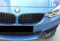 BMW 4 Series F32/F33/F36 2012-2020 Nakładka na przedni zderzak DPT Flap V-1 (do M-Technic, czarny połysk) zdjęcia 5