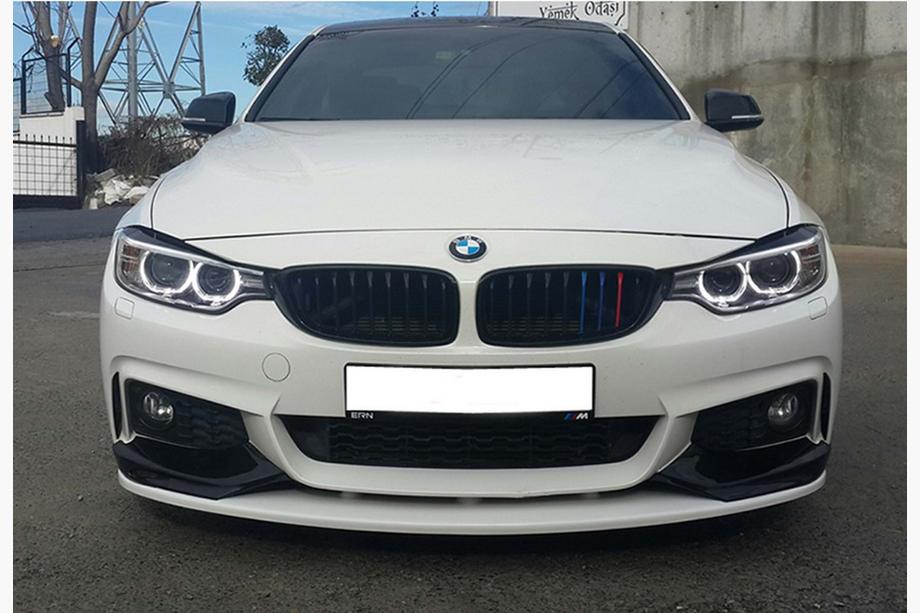 BMW 4 Series F32/F33/F36 2012-2020 Dokładka przedniego zderzaka DPT LIP V-3 (do M-Sport, czarny połysk) Zdjęcia 4