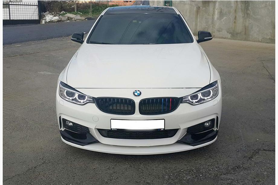 BMW 4 Series F32/F33/F36 2012-2020 Dokładka przedniego zderzaka DPT LIP V-3 (do M-Sport, czarny połysk) Zdjęcia 5