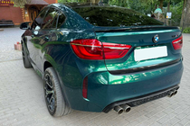 BMW X6 F16 2014-2019 Spoiler DPT (Czarny Połysk) zdjęcia 3