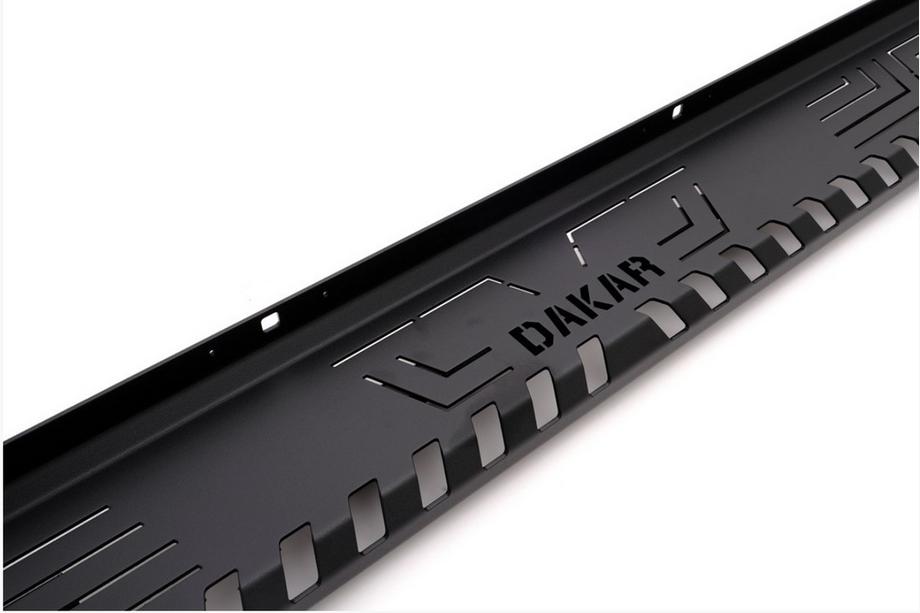 Mitsubishi L200 2015-2024 Progi boczne Dakar V1 bez LED (2019+, 2 szt, metal) Zdjęcia 2