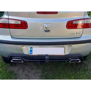 Uniwersalny Dyfuzor Tylny DPT V-2 (ABS) (Czarny Połysk) zdjęcia 4