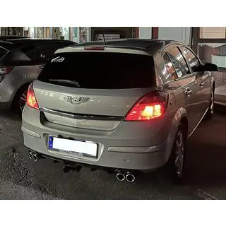 Uniwersalny dyfuzor tylny DPT V-7 (ABS) (czarny mat) zdjęcia 3