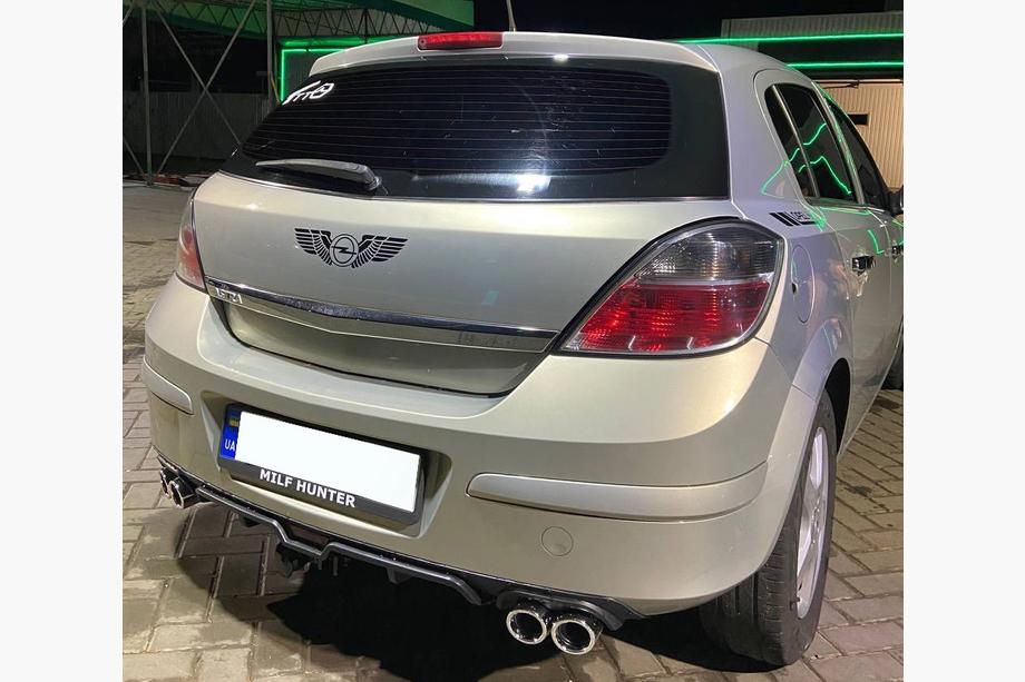 Uniwersalny dyfuzor tylny DPT V-7 (ABS) (czarny mat) Zdjęcia 2