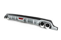 Uniwersalny Dyfuzor Tylny DPT V-8 (ABS) (Szary+Czarny Połysk) zdjęcia 1