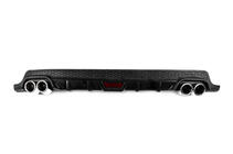 Uniwersalny dyfuzor tylny DPT V-9 (ABS) (czarny mat) zdjęcia 1
