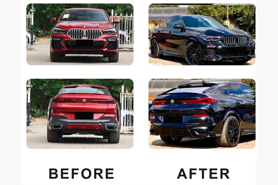 BMW X6 G06 2019–2027 Zestaw body kit Paradigm Black Knight (2018-2022) Image