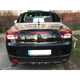 Uniwersalny tylny dyfuzor DPT Sport V-1 (szary + czarny mat) zdjęcia 3