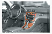 Mercedes C-class W203 2000-2007 Nakładki na Deskę Rozdzielczą Drewno zdjęcia 3