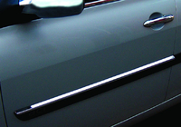 Renault Megane II 2004-2009 Wąskie listwy drzwiowe 2006-2010 (4 szt, stal nierdzewna) zdjęcia 1