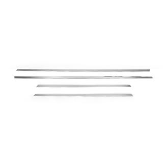 Wąskie listwy drzwiowe 2006-2010 (4 szt, stal nierdzewna) Renault Megane II 2004-2009 zdjęcia 2