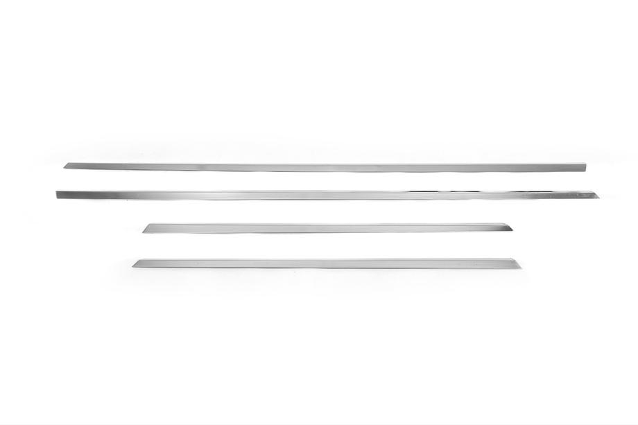 Renault Megane II 2004-2009 Wąskie listwy drzwiowe 2006-2010 (4 szt, stal nierdzewna) Zdjęcia 2